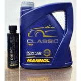 Motorx Yüksek Performanslı Mannol Classic 7505 10W40 4l Ester Motor Yağı ve 9956 Diesel Jet Cleaner Dizel Enjektör Temizleyici 250 ml