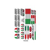 MOTOSEPETİM AGV SPORT EKİPMAN KASK MOTORSİKLET STİCKER SETİ 01