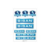 MOTOSEPETİM BİSAN BİSİKLET KADRO STİCKER SETİ 03