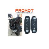 MOTOSEPETİM Motorsiklet HONDA PCX 125/150 BEYAZ AMORTİSÖR KILIFI REFLEKTÖRLÜ