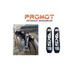 MOTOSEPETİM Motorsiklet RKS FRECCİA BEYAZ AMORTİSÖR KILIFI REFLEKTÖRLÜ