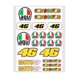 MOTOSEPETİM MOTOSİKLET KASK GRENAJ AGV SPONSOR ETİKET STİCKER Uyumlu