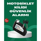 Motosik Scooter Bisik Tekerlek Disk Kilidi Alarmlı Güvenlik