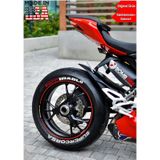 Motosiklet Aksesuarları Lastik Yazısı Pirelli Diablo Supurcorsa 4 Adet 2.5 Cm Made In Usa