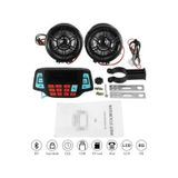 Motosiklet Alarm Mp3 + Fm Çalar Su Geçirmez Lcd Ekran