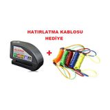 Motosiklet Alarmlı Disk Kilidi 110 Db + Hatırlatma Kablosu (411990957) Siyah