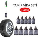Motosiklet Araba Oto Lastik Tamir Kiti Kauçuk Vida Seti Lastik Yama Kolay Vida Lastik Yaması