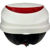 Motosiklet Arka Çanta 32 Litre Beyaz Sırt Dayama Pedi Motor Çanta