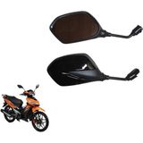 Motosiklet Ayna Takımı - Kuba / Rks Easy Pro 50 - 1 - Siyah