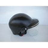 Motosiklet Camlı Jokey Açık Kask Siyah