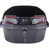 Motosiklet Çantası 33 Litre Işıklı -Sırt Dayamalı Model - 00-Siyah
