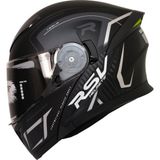 Motosiklet Çene Açılır Kask Ece 22.06 Sertifika Güneş Vizörü Motor Kaskı Duncan Grey - XL - Siyah