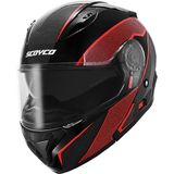 Motosiklet Çene Açılır Kask Güneş Vizörlü Ce Motor Kaskı Breaker - XL - Çok Renkli
