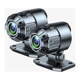 Motosiklet Çift Sony 1080P Kamera Seti Ön Arka Dash Cam 140 Derece Gece Görüş IP69K