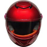 Motosiklet Çocuk Kaskı Full Face Pp Metreal Skull Red