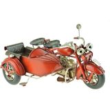Motosiklet Dekoratif Metal Motosiklet Sepetli 15 cm - 10 cm