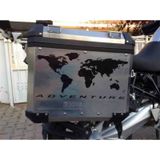 Motosiklet Dünya Haritası Sticker