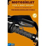 Motosiklet El ve Manet Kaplama Takımı, Kauçuk Sarmal, Dayanıklı ve Şık Tasarım