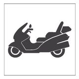 MOTOSİKLET FOLYO STİCKER 100cm Uzunluk