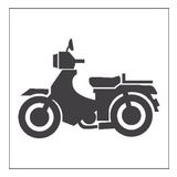 MOTOSİKLET FOLYO STİCKER 50cm Uzunluk
