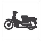 MOTOSİKLET FOLYO STİCKER 80cm Uzunluk