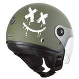 Motosiklet Gülen Yüz Kask Sticker Motor Yamaha Ybr