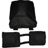 Motosiklet Heybesi Büyük Boy ( Çanta ) 46CM - Siyah