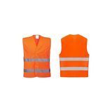 Motosiklet Ikaz Yelegi Reflektorlu Ikaz Yelegi Turuncu Renk