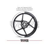Motosiklet Jant Şeridi Jant Sticker Yarım Kaplama Daire 17-18 İnch Jant Motor Uyumlu Beyaz
