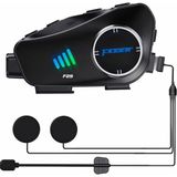 Motosiklet Kask Intercom Su Geçirmez 1080P Hd Sürüş Kaydedici Kamera 5.3 Bluetooth