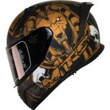 Motosiklet Kaskı Ece 22.R06 Sertifikalı Double Vizör Full Face Kask Anubis