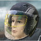 Motosiklet Kaskı Için Yağmur Kaydırıcı - 1 - Renkli