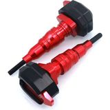 Motosiklet Koruma Takozu Profesyönel 144MM - Kırmızı
