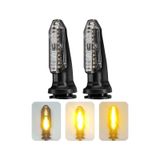 Motosiklet Led Ön Sinyal Lambası Gündüz Led Ve Kayan Sinyal Sarı/amber