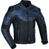 Motosiklet Montu Deri 4 Mevsim Maxdura ve Leather Kumaş Mont Dark Blue Falcon - 4XL - Lacivert