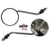 Motosiklet Nikel Ayna Takımı Scooter Ve Vitesli Motorlar İçin Uyumlu 8 Mm Ve 10 Mm Uyumlu 3110