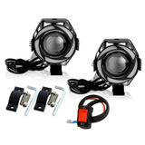 Motosiklet Off Road Angelli U7 Ön Sis Farı Xenon Far Takım + Anahtar
