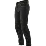 Motosiklet Pantolonu Likralı Esnek Kumaş Korumalı Kevlar Kot Motor Pantolon Jean Siyah - 2XL