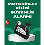 Motosiklet Scooter Bisiklet Tekerlek Disk Kilidi Alarmlı Güvenlik Mir20182905