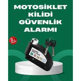 Motosiklet Scooter Bisiklet Tekerlek Disk Kilidi Alarmlı Güvenlik Nemere - 1