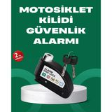 Motosiklet Scooter Bisiklet Tekerlek Disk Kilidi Alarmlı Güvenlik P199570s1899