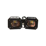 Motosiklet Sis Farı 12-85v Çift Renk Beyaz-sarı Ip67 Araç Off Road 4x4 Suv Atv Tekne Scooter Farı 2 Ad.