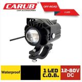Motosiklet Sis Farı 12 V Sarı Ve Beyaz Ledli Mercekli 7,5 4 Cm 1 ADET