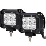 Motosiklet Sis Farı Çakarlı Beyaz 18w 6 Led 2adet