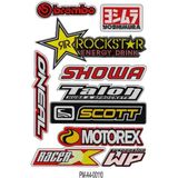 Motosiklet Sponsor Ekipman Kask Motorsiklet Sticker Seti 02