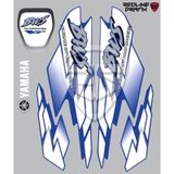 Motosiklet Sticker Seti Yamaha Bws 100 Mavi