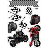 Motosiklet Sticker Telefon Laptop Notebook Tablet Defter Matara Stiker Etiket ST1465