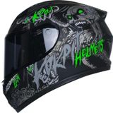 Motosiklet ve Bisiklet Mini Çocuk Kaskı Full Face Ce Sertifikalı Child Motor Kask Black