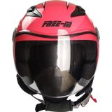 Motosiklet ve Bisiklet Yarım Camlı Çocuk Kaskı Ce Sertfikalı Abs Material Motor Kaskı Dog Pink
