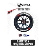 Motosiklet Ve Otomobil Araç 3D Oto Lastik Yazısı Sticker Arma Seti
